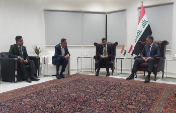 Ambassador Prashant Pise met H.E. Mr. Asaad Al Edani, Governor of Basra, on 19 December 2022. During the meeting, bilateral issues of mutual interest were discussed. 